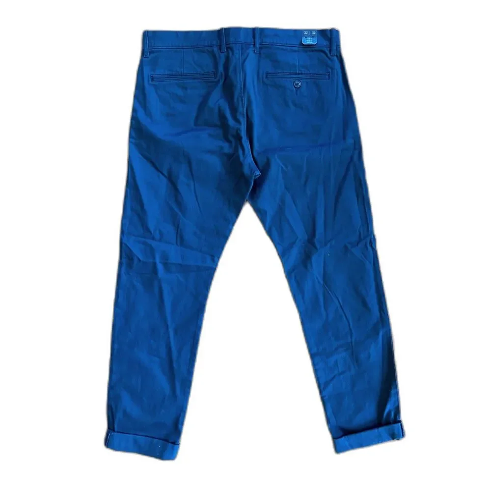 NWT  J. Crew Blue 484 Slim Stretch Pants Trousers   Mens Size 32